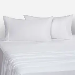 ROSEN - Sábana 400 Hilos Bambú Lisa Ame Blanca King