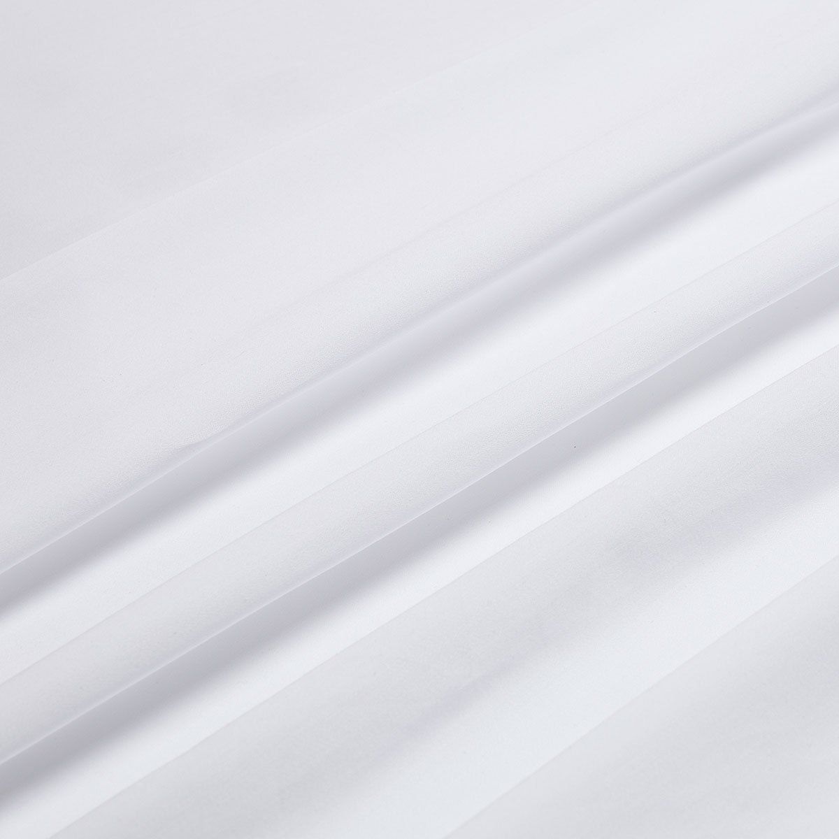 ROSEN - Sábana 400 Hilos Algodón Egipcio Lisa Ame 2 Plazas Blanco