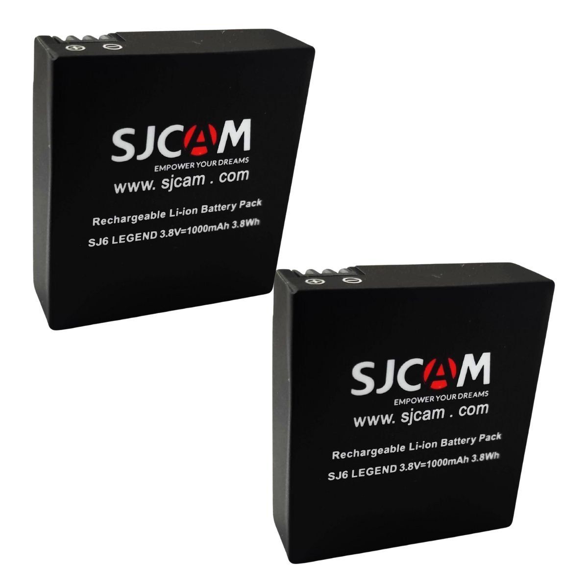 SJCAM - Pack 2 Baterías para cámara SJCAM SJ6 LEGEND y SJ6 PRO originales