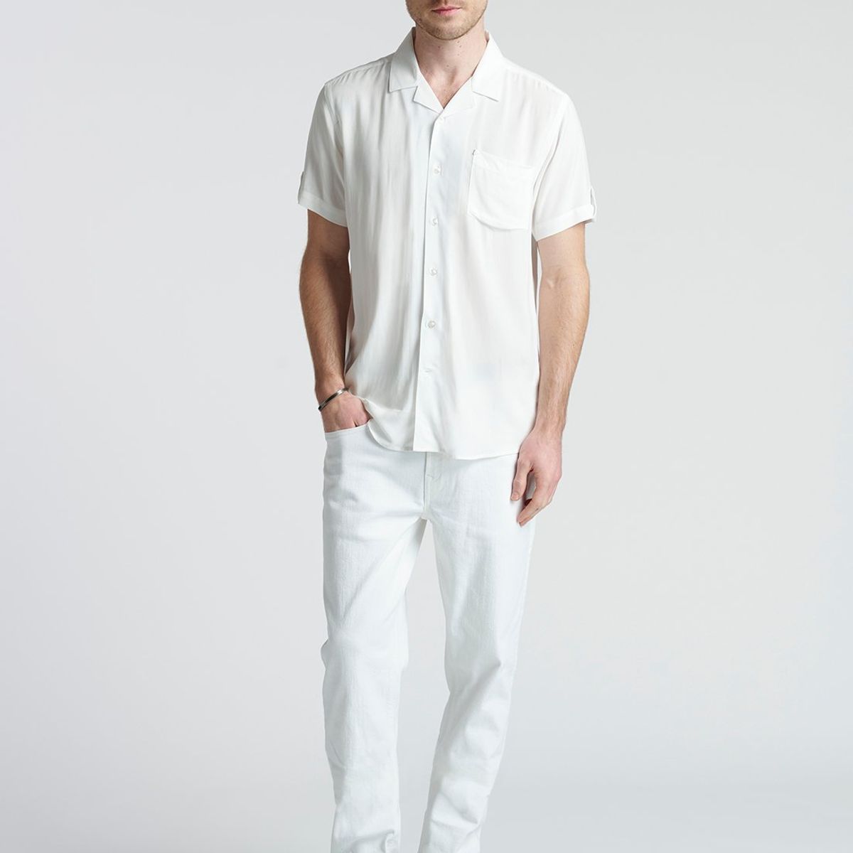 NEW MAN - Camisa Knowlsey Beige New Man