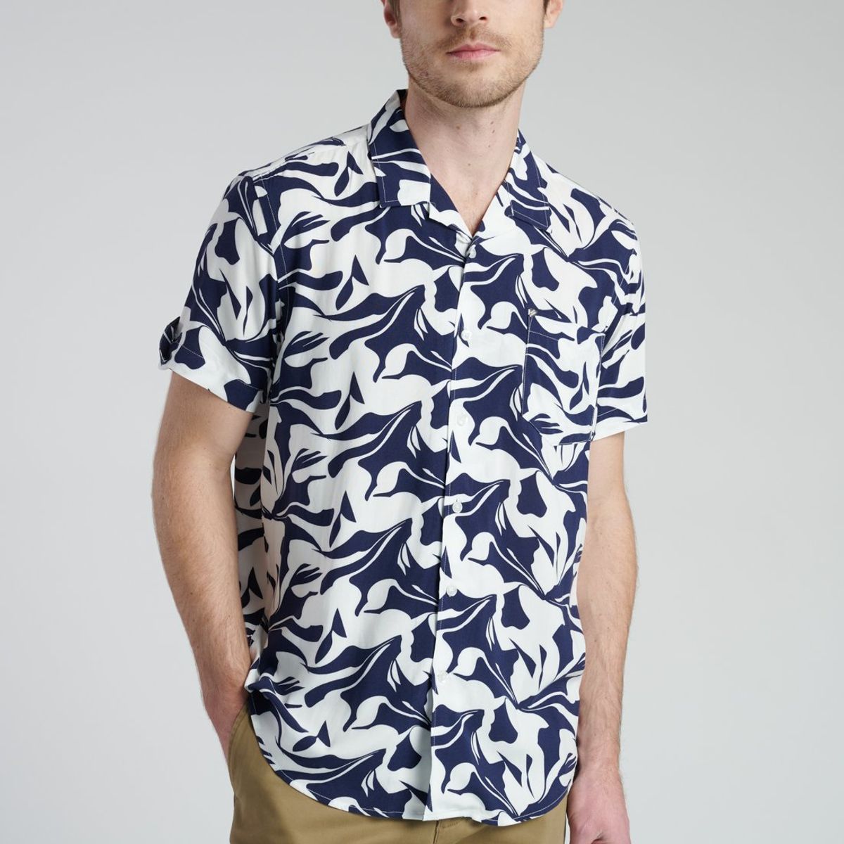 NEW MAN - Camisa Milano Azul New Man