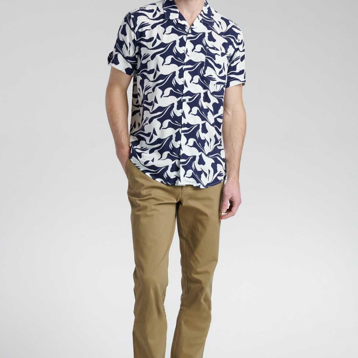 NEW MAN - Camisa Milano Azul New Man