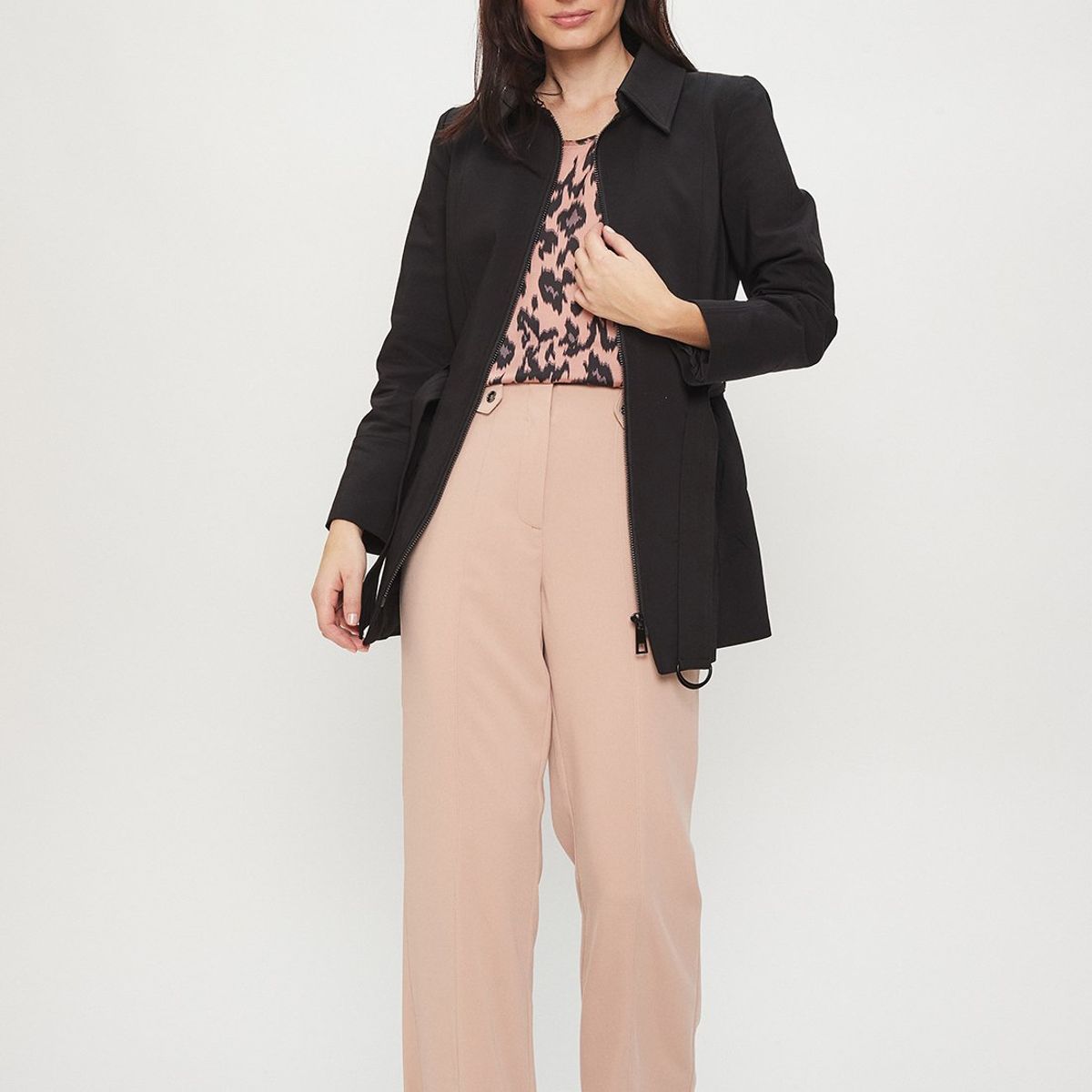 ASH - Trench Negro Mujer Ash