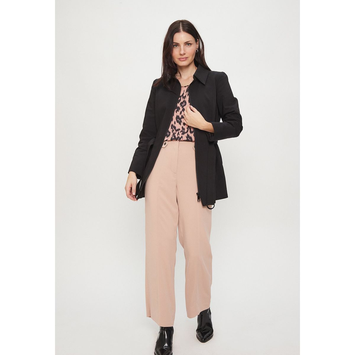 ASH - Trench Negro Mujer Ash