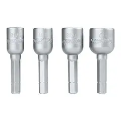 MAKITA - Set 4 Vasos Magnéticos 5/16'', 3/8'', 7/16'', 1/2'' -