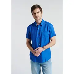 NEW MAN - Camisa Colchester Azul