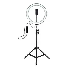 GENERICO - Aro De Luz Led 30 Cm Con Trípode 2m