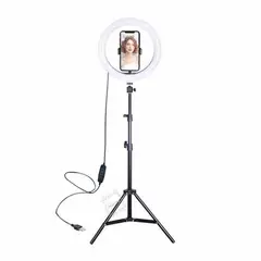 GENERICO - Aro De Luz Led 26 Cm Con Trípode 2m