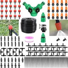 GENERICO - Kit De Riego Sistema Automatico Goteo O Aspersor 40m 158pcs