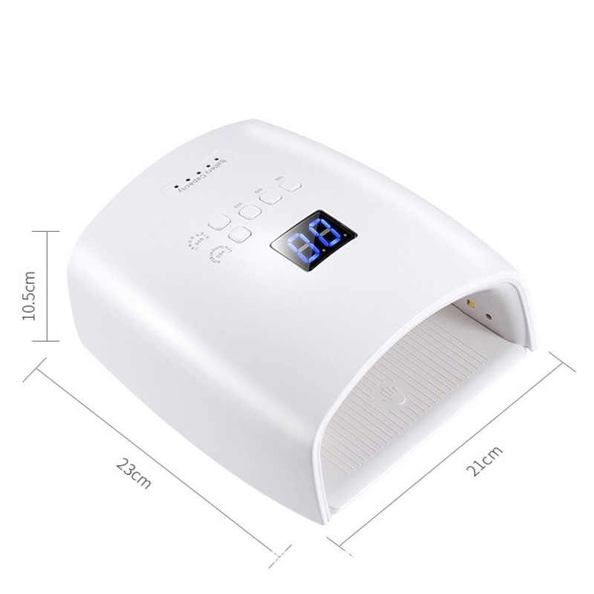 GENERICO - Lampara Led Para Manicure Sin Cable S10