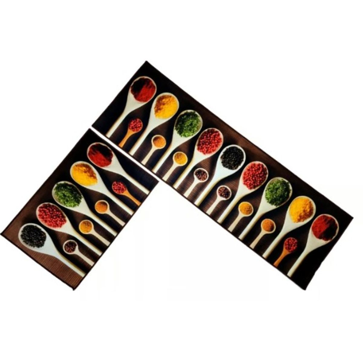 GENERICO - Alfombra Para Cocina Piso Baño Antideslizante Set 2 En 1.