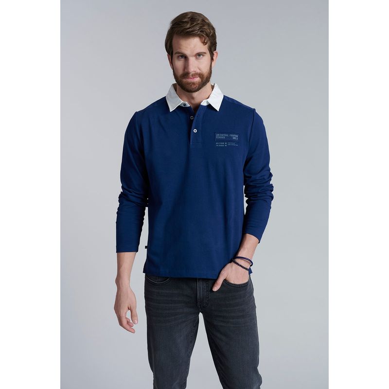 FEROUCH - Polera Rugby Salem Azul Ferouch