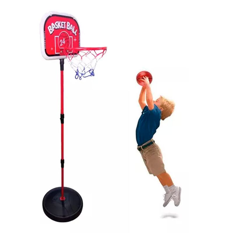 OFERTABKN - Soporte Baloncesto Ajustable Niños + Balón + Infladoroferta