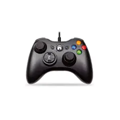 TECNOLAB - Joystick Xbox 360 Con Vibración Cable Color Negro - SC