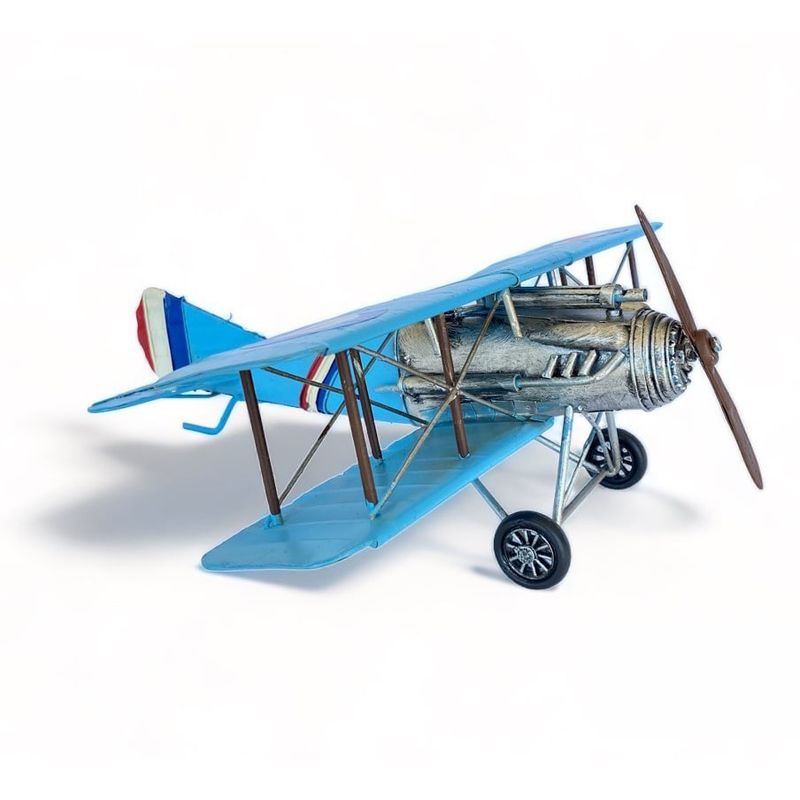 MONTREAL - Avión A Escala Biplano De Colección Decoración Vintage
