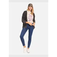 MAUI AND SONS - Sweater Wonder Negro Mujer