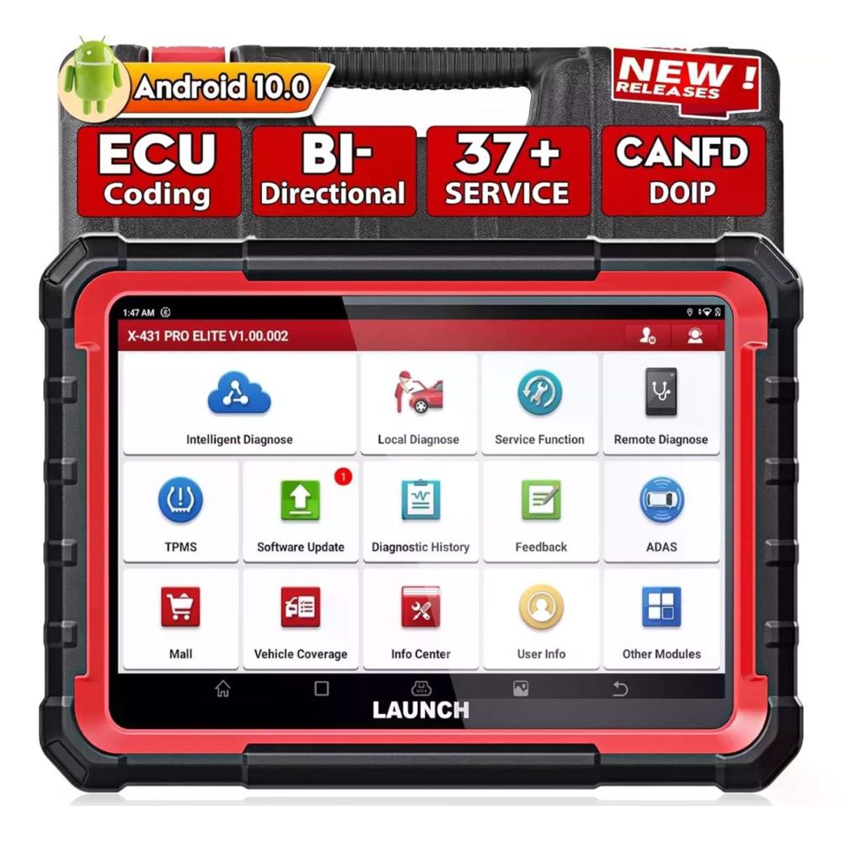 LAUNCH - Scanner Launch X431 Pro Elite Bidireccional Can 32 Reinicios