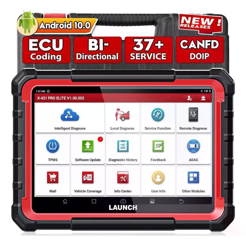 LAUNCH - Scanner Launch X431 Pro Elite Bidireccional Can 32 Reinicios