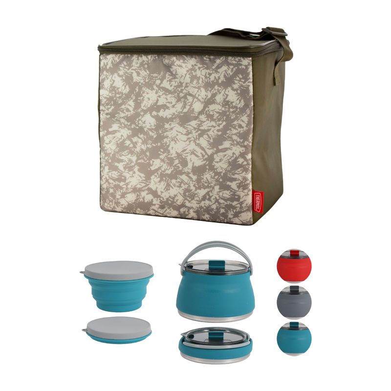 THERMOS - PACK COOLER+TETERA/CONTENEDOR COLAPSABLE