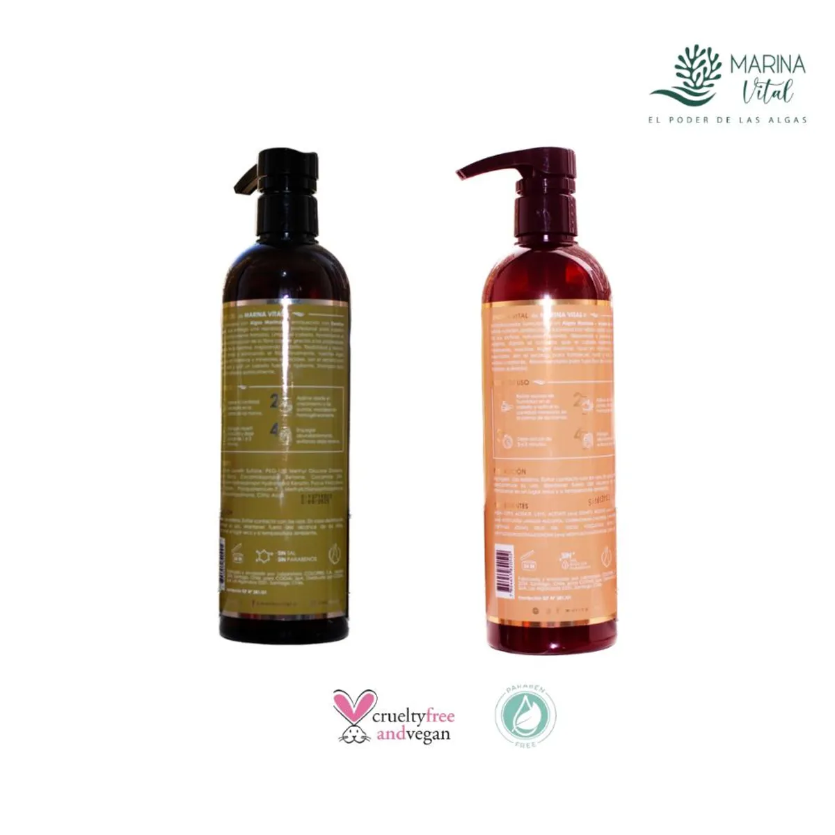 MARINA VITAL - Shampoo Total Restore-Acondicionador Renova Pack 500 ml Marina Vital MARINA VITAL
