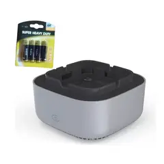 GENERICO - Cenicero De Humo 2 En 1 Con Purificador De Aire Gris