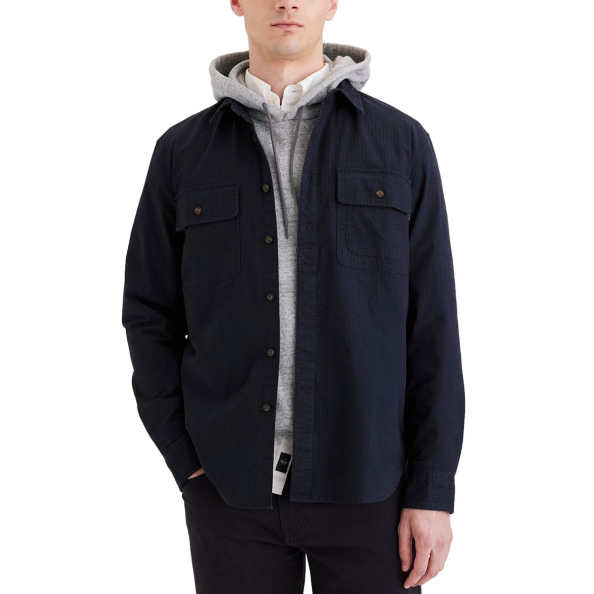 DOCKERS - Sobrecamisa Hombre Workwear Regular Fit Azul Dockers
