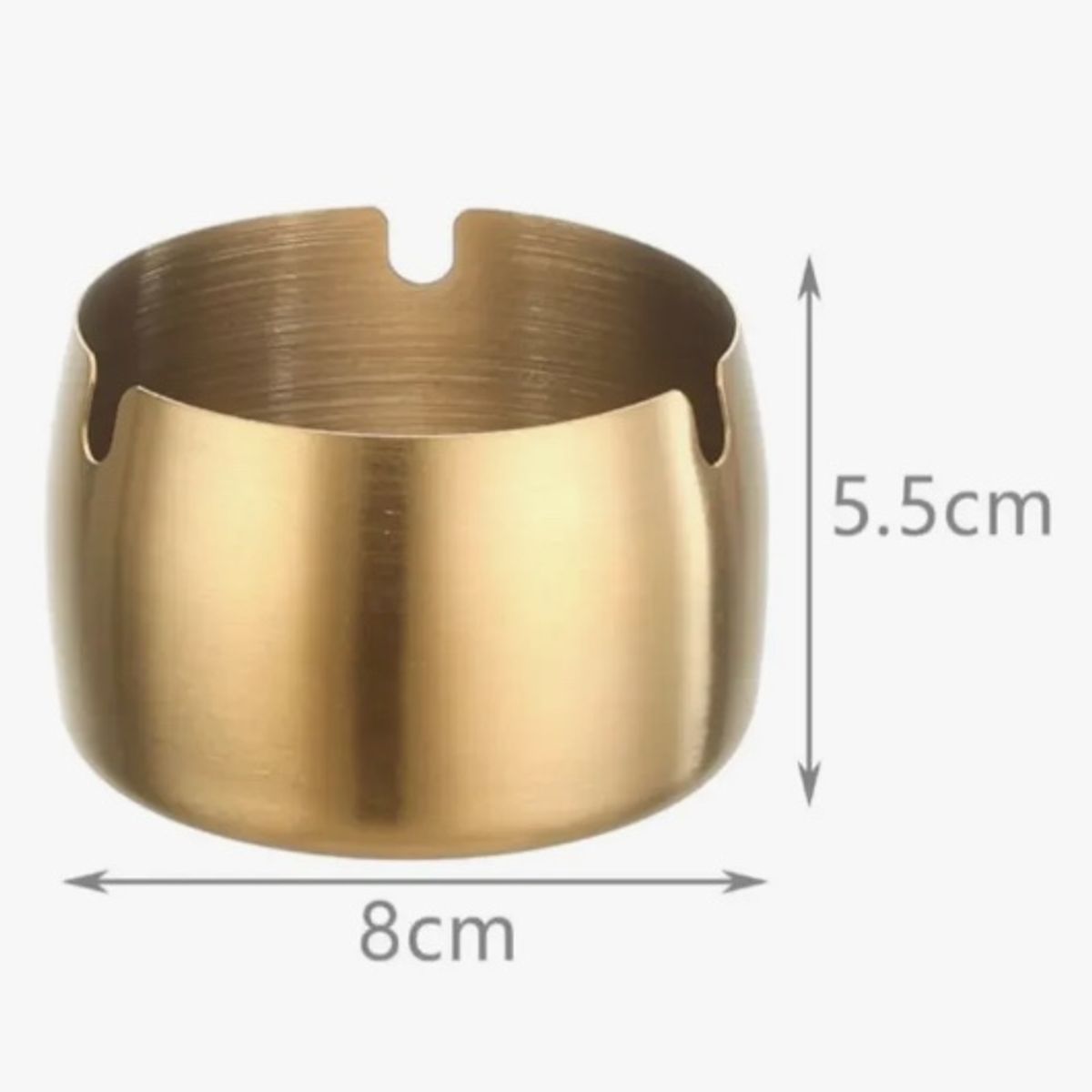 GENERICO - Pack De 4 Ceniceros de Aluminio