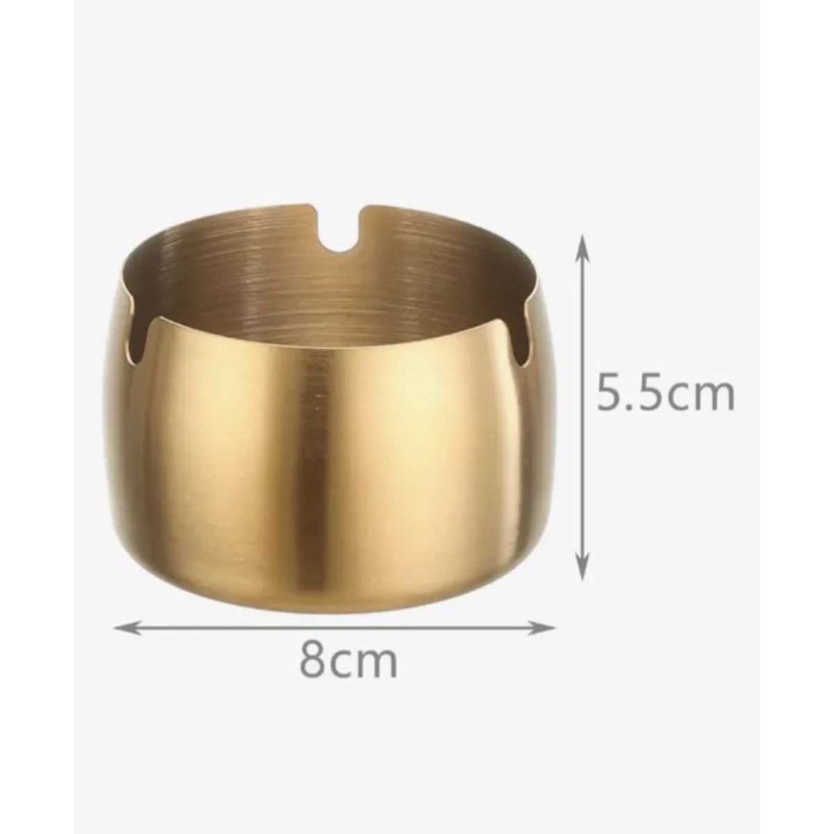 GENERICO - Pack De 4 Ceniceros de Aluminio