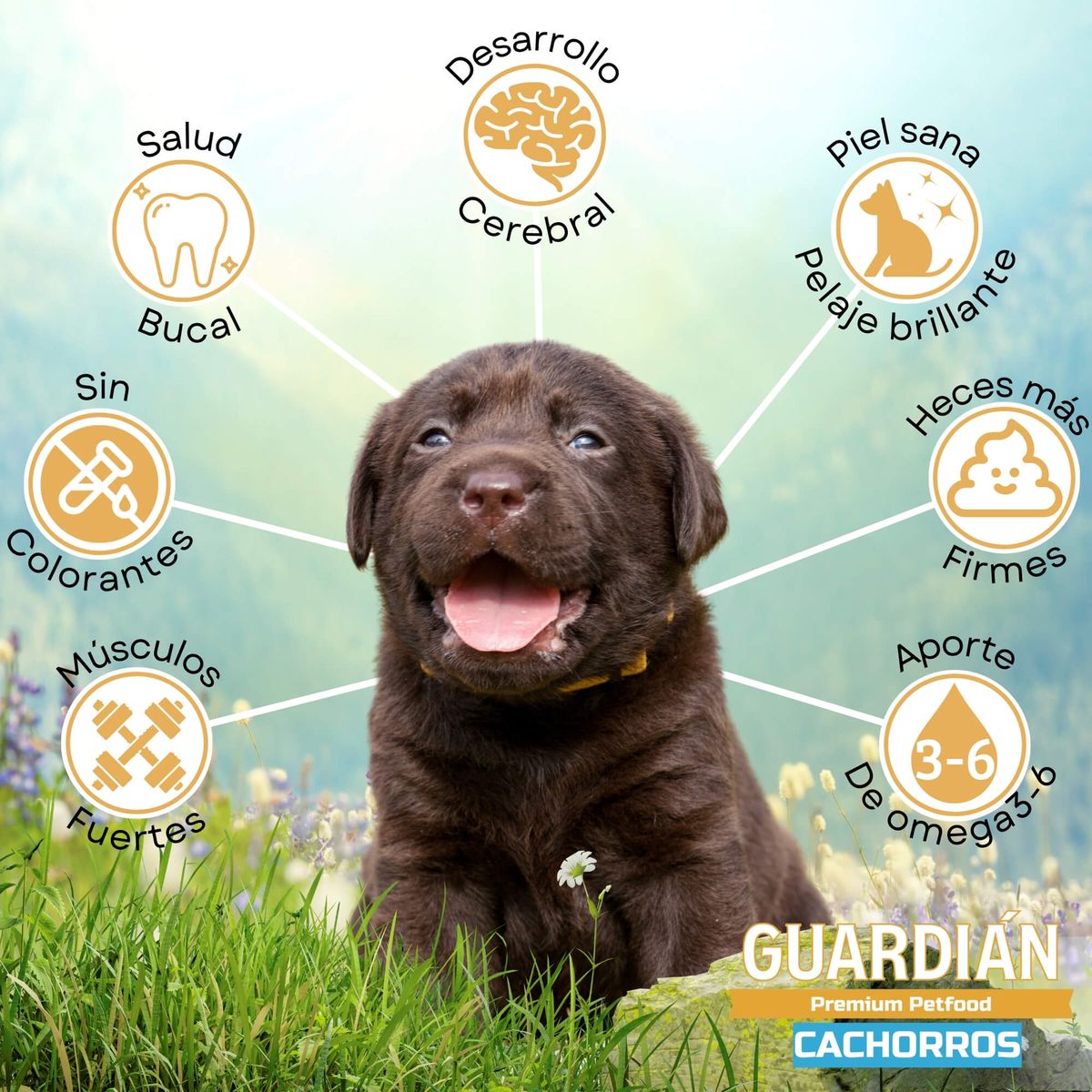 TRESKO - Alimento Guardián perro cachorro 9Kg