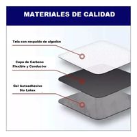 48 Unids Almohadillas De Electrodos 5x5 Electroterapia Tens