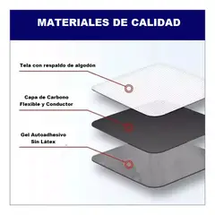 GENERICO - 48 Unids Almohadillas De Electrodos 5x5 Electroterapia Tens
