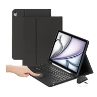 Funda Para iPad Air 11 M2 2024 + Teclado Español - Negro