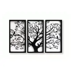 GENERICO - Cuadro Decorativo Tríptico Árbol De La Vida