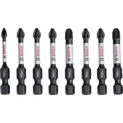BOSCH - 8 Puntas Impact Control PH1, PH2, PH3, PZ2, PZ3x50mm -