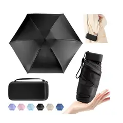 GENERICO - Mini Paragua Plegable Sombrillas Bolsillo Portátil Anti-uv