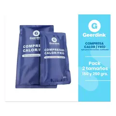 GENERICO - Compresas Frío-calor Reutilizables Pack 2 Tamaños Geerdink