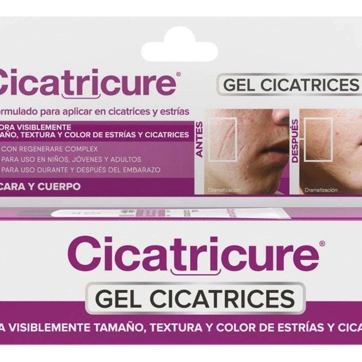 GENOMMA LAB - Cicatricure Gel Hidratrante Cicatrices Y Estrias 60 Gr.-