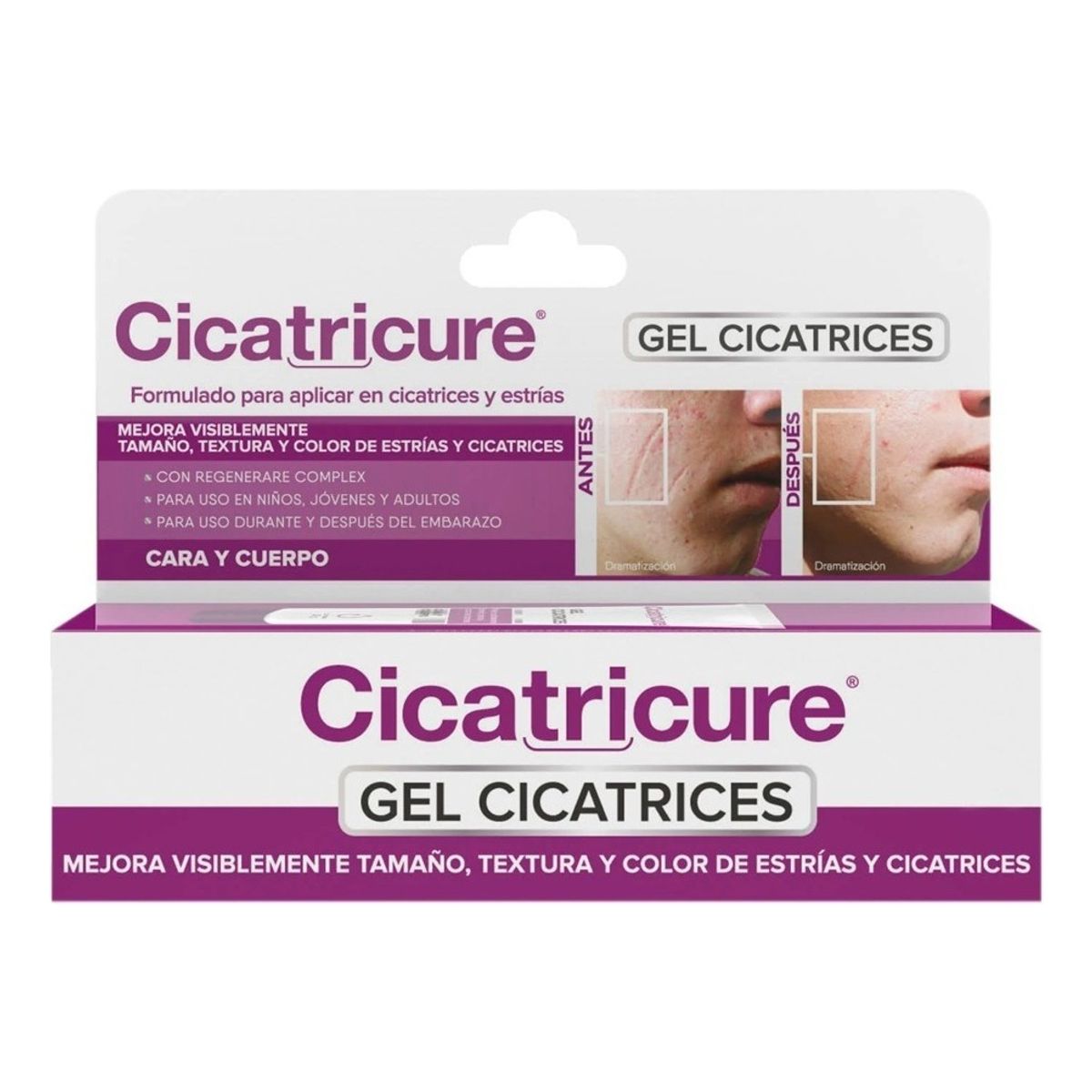 GENOMMA LAB - Cicatricure Gel Hidratrante Cicatrices Y Estrias 60 Gr.-