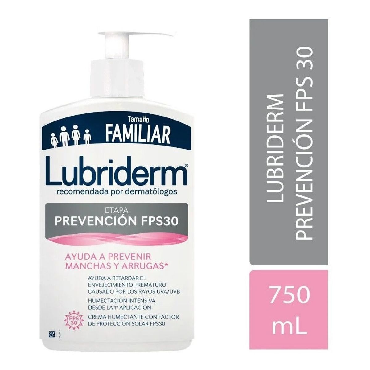 LUBRIDERM - Lubriderm Crema Corporal Prevencion Fps30 750ml.-