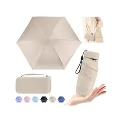 GENERICO - Mini Paragua Plegable Sombrillas Bolsillo Portátil Anti-uv