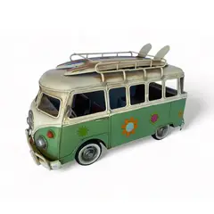 MONTREAL - Auto A Escala Kombi De Colección Decoración Vintage Fierro