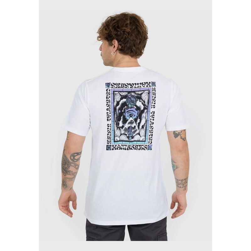 MAUI AND SONS - Polera MC Gradient Art Tees  Blanco Hombre Maui And Sons