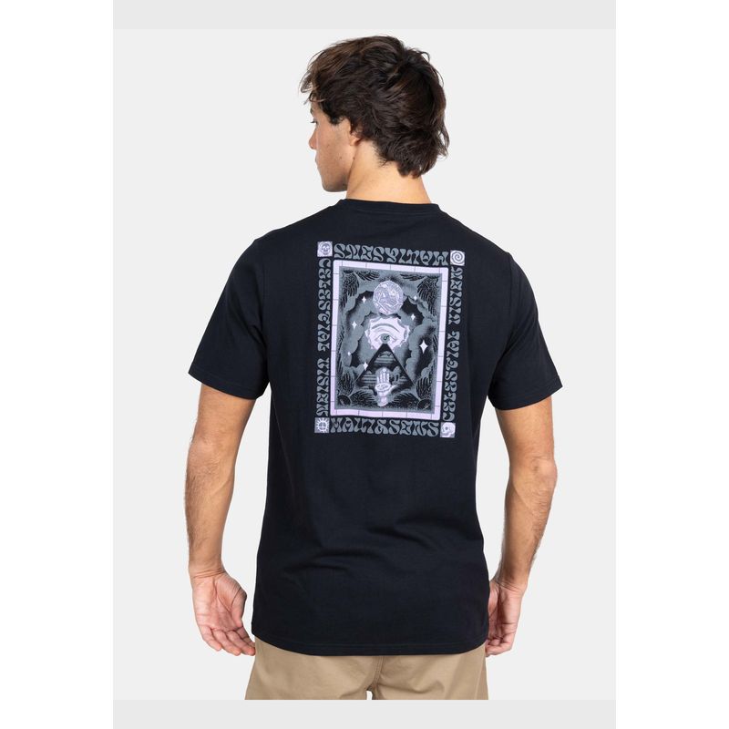 MAUI AND SONS - Polera MC Gradient Art Tees  Negro Hombre Maui And Sons