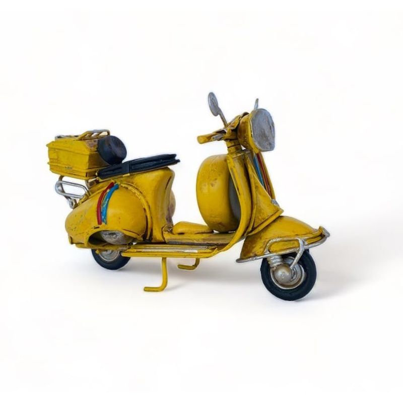 MONTREAL - Moto A Escala Tipo Vespa Decoración Vintage En Fierro S