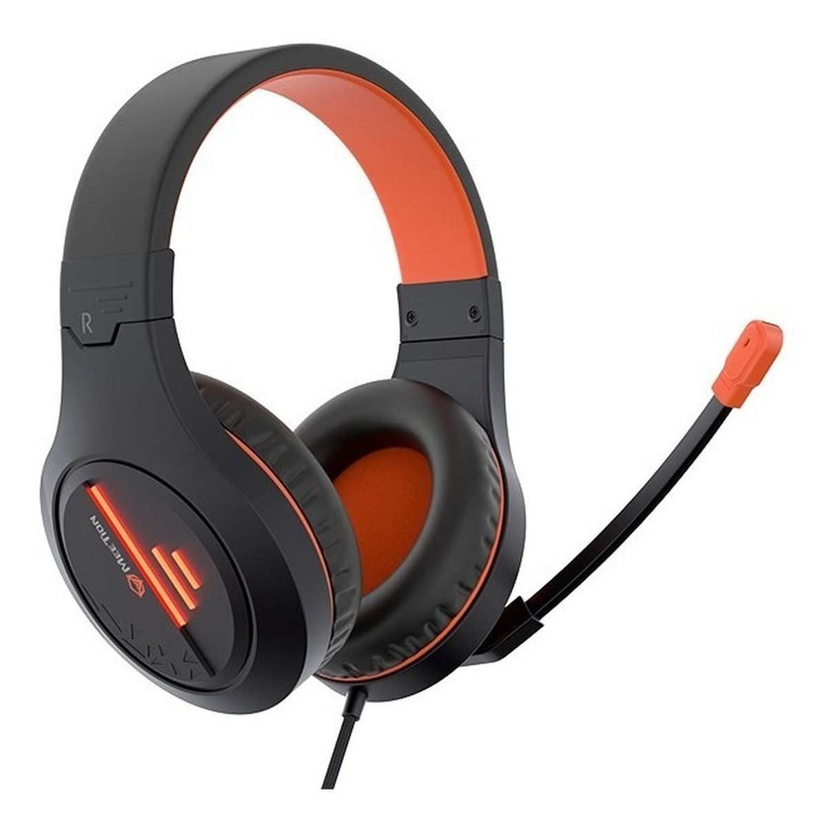 MEETION - Audifonos Gamer Meetion Mt-hp021 Negro Y Naranja Micrófono