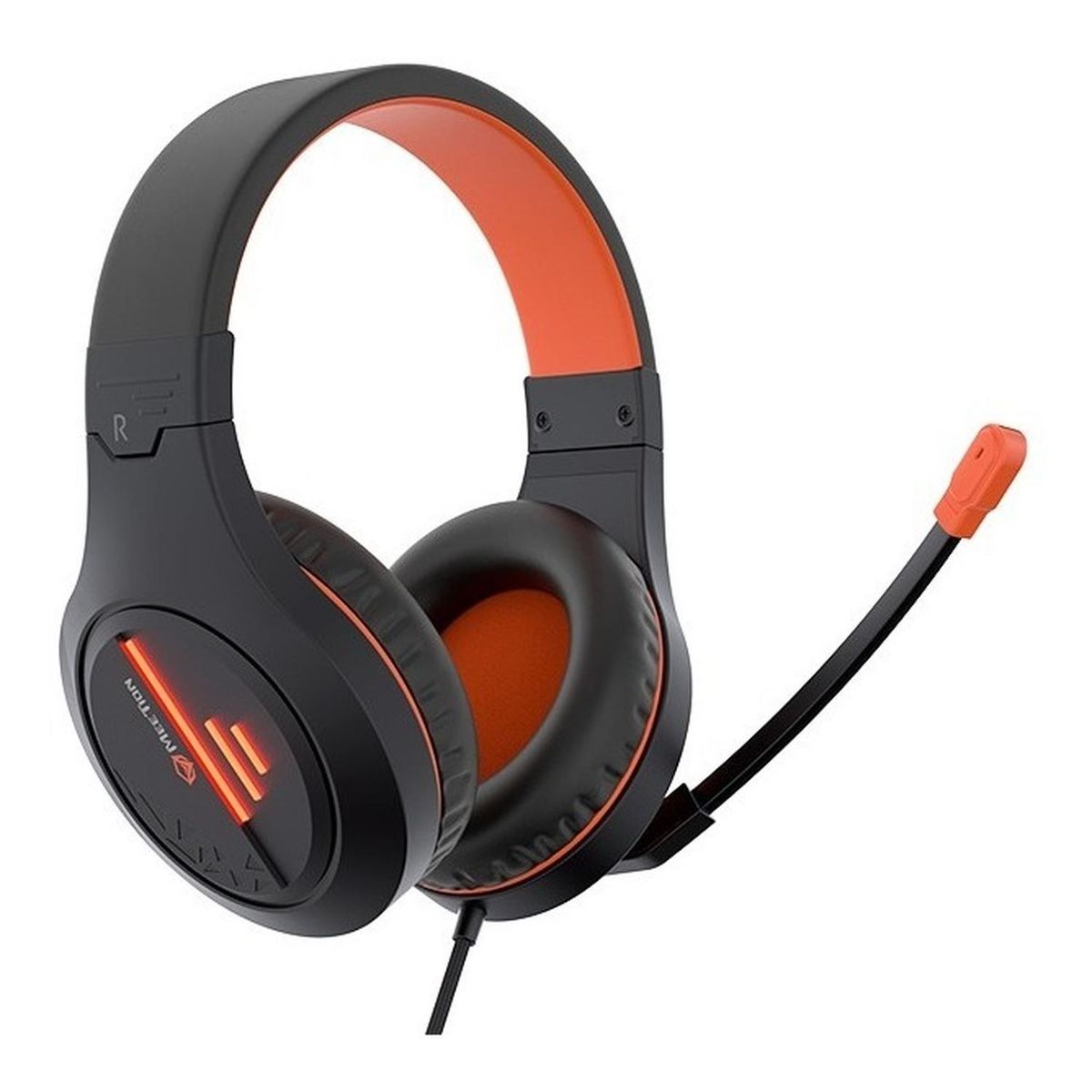 MEETION - Audifonos Gamer Meetion Mt-hp021 Negro Y Naranja Micrófono