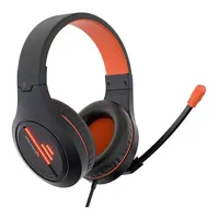 Audifonos Gamer Mt-hp021 Negro Y Naranja Micrófono