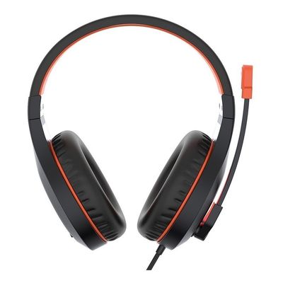 Imagen 2 del producto Audifonos Gamer Mt-hp021 Negro Y Naranja Micrófono