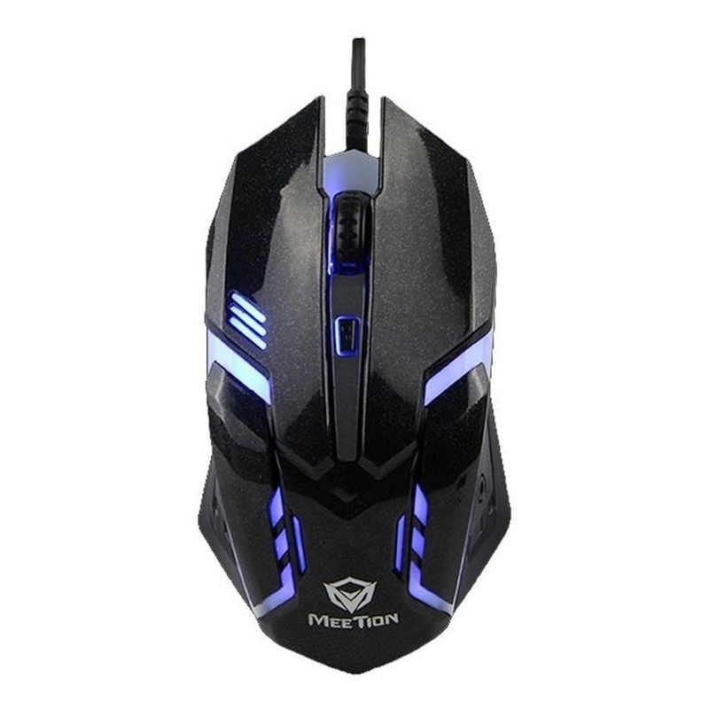 MEETION - Mouse Gamer Meetion M371 Windows Optico Rgb Color Negro