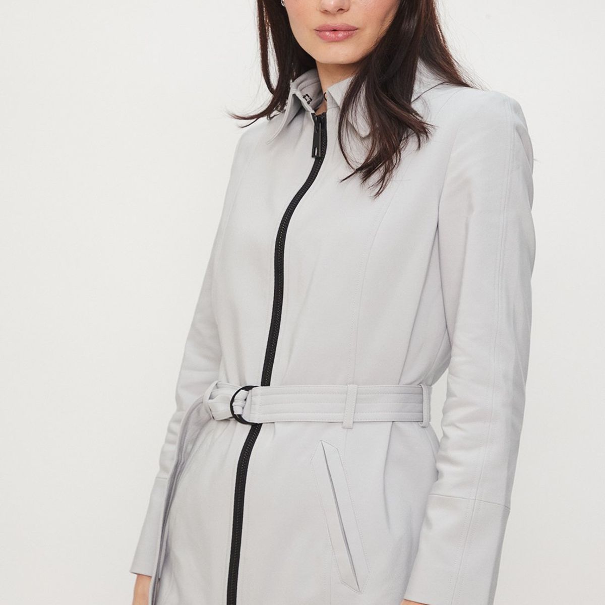ASH - Trench Gris Mujer Ash